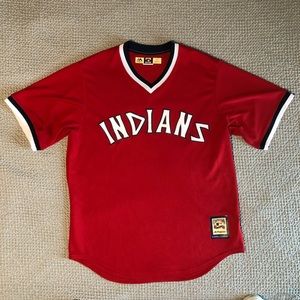 Vintage Cleveland Indians Red large Jersey